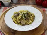Рецепт Паста с грибами симэдзи и коричневыми шампиньонами в сливочном соусе
