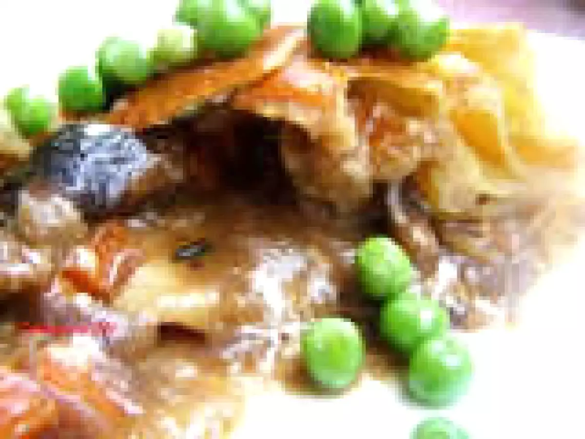 Пирог с мясом, грибами и пивом Гиннес от Джейми Оливера