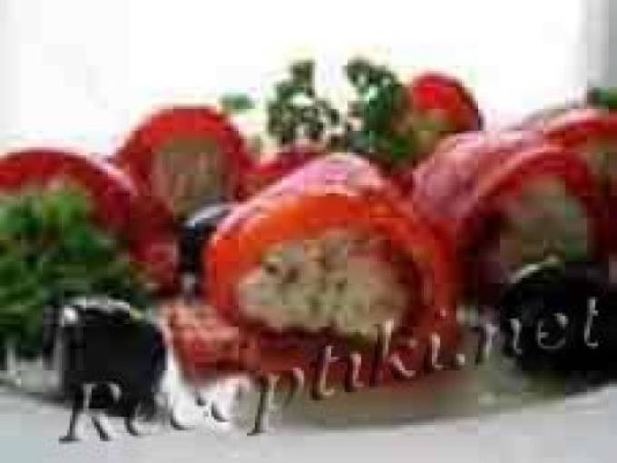 Перец пикантный фаршированный творогом