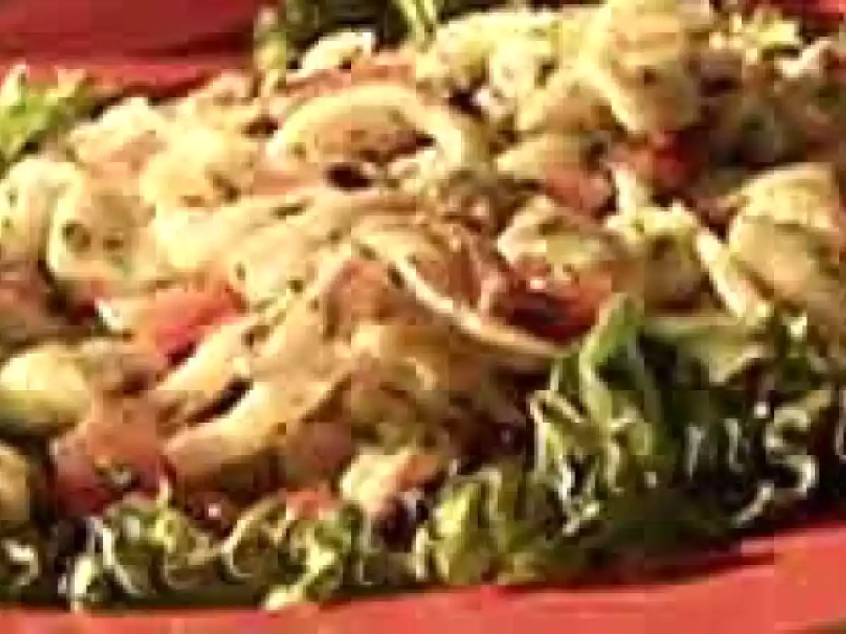 Салат с кальмарами