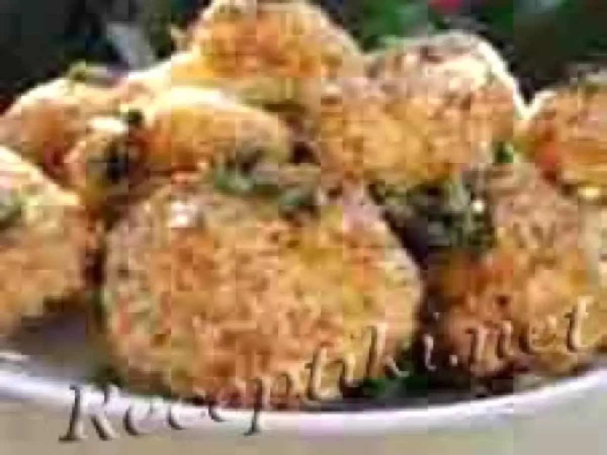 Яйца с начинкой из грецких орехов