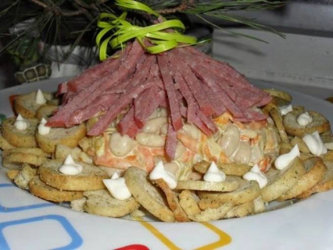 Салат Лесная хижина