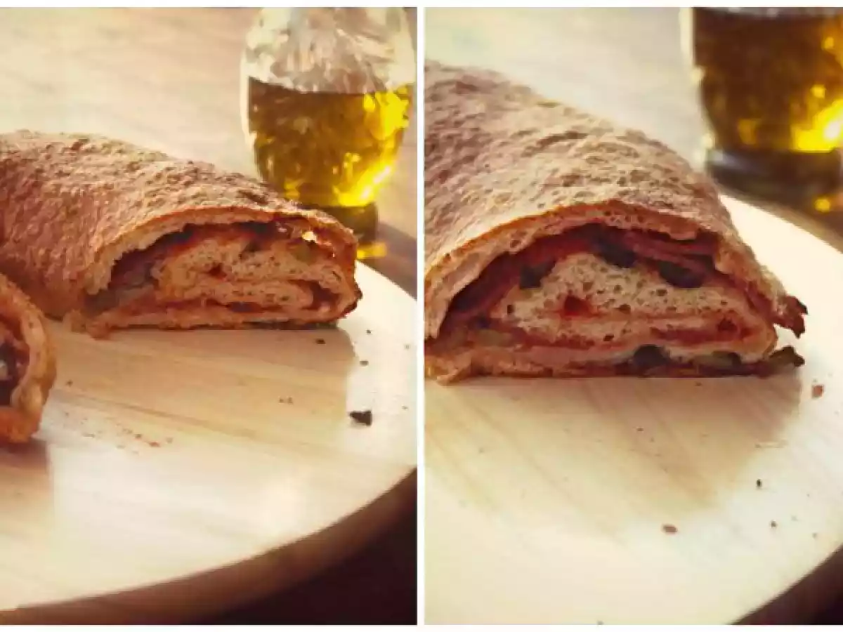 Pizza arrotolata- Пица Стромболи и разходка до Буново