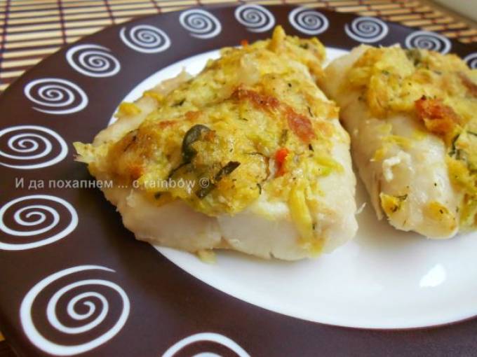 И да похапнем ... Бяла риба с вкусна коричка от тиквички