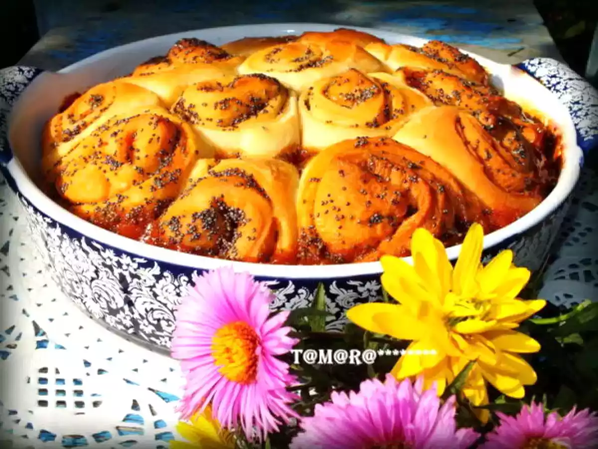 ПИРОГ С МАКОМ И КАРАМЕЛЬЮ