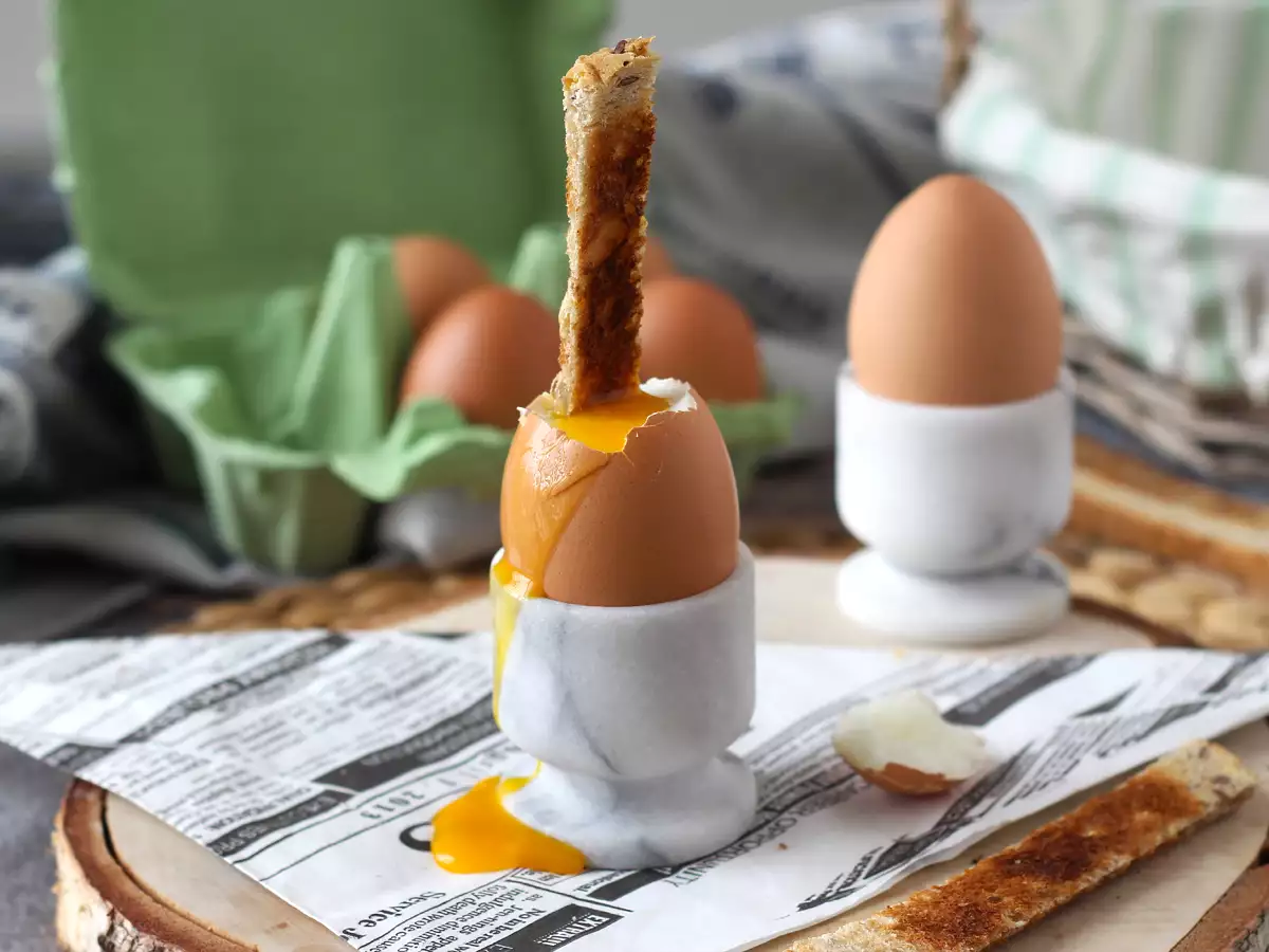 Рецепт Яйца всмятку во фритюрнице