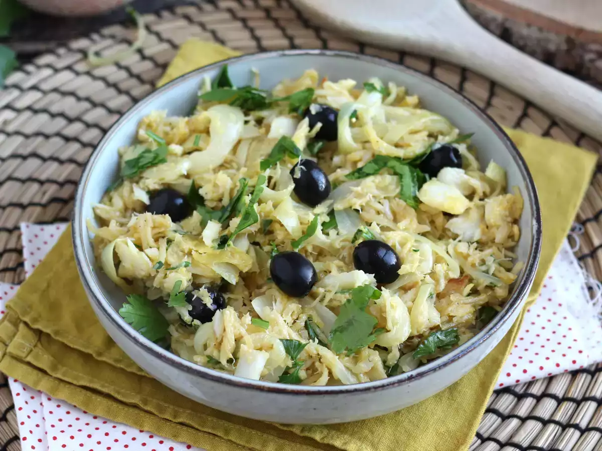 Рецепт Bacalhau à brás от petitchef