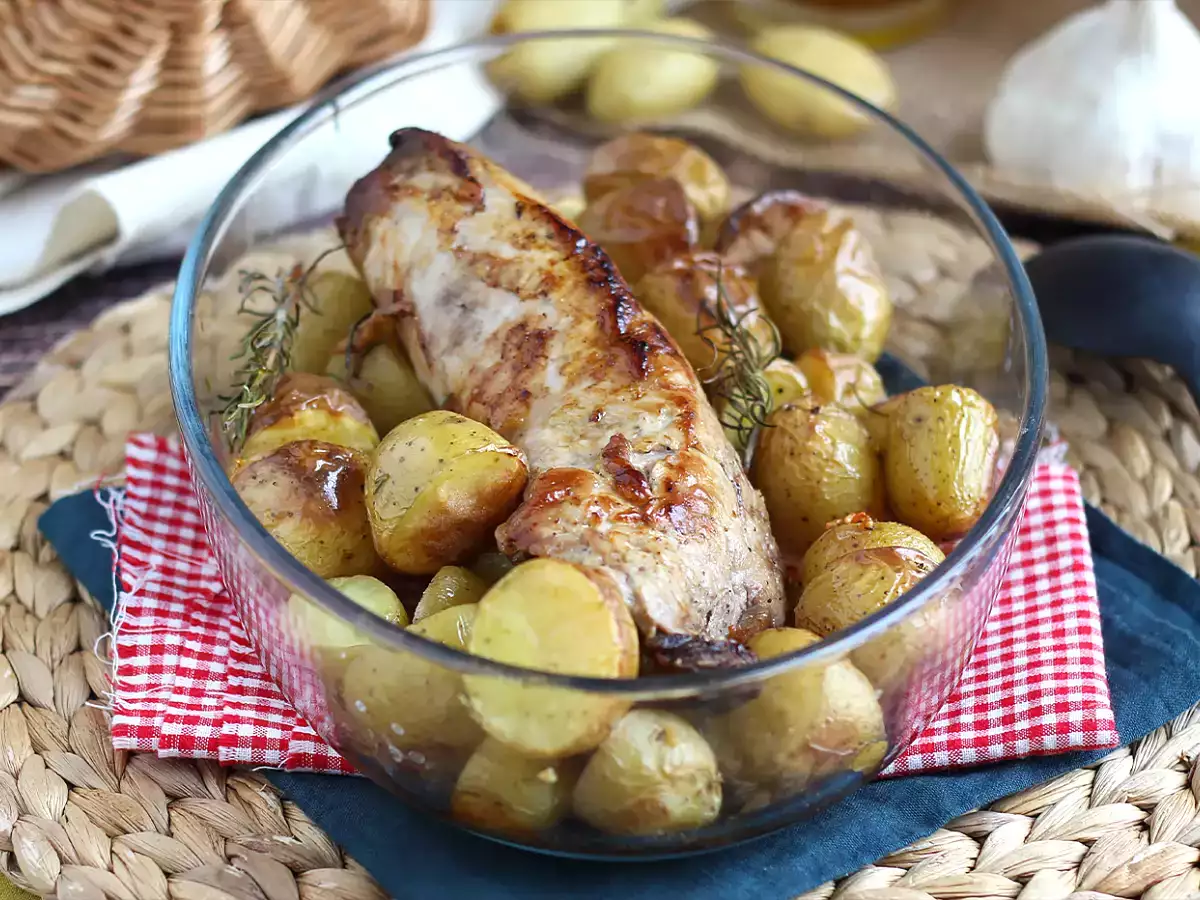 Рецепт Запеченная свиная вырезка - идеальное приготовление с пошаговым описанием