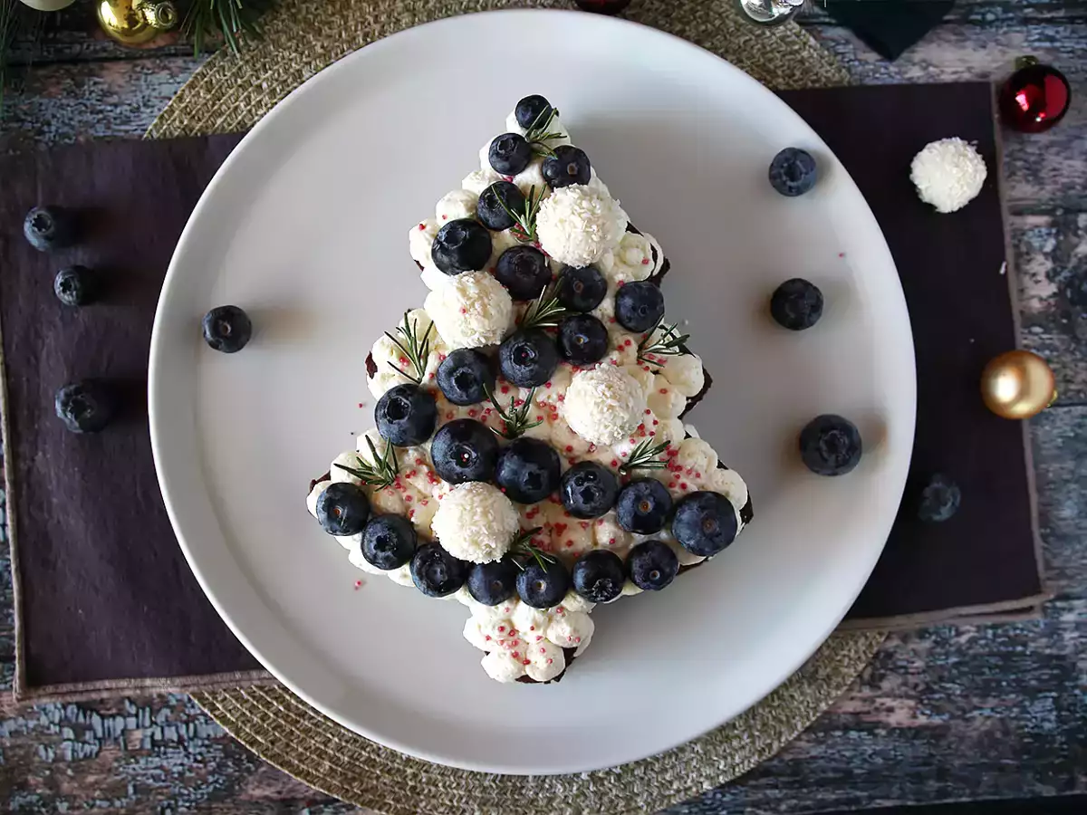 Рецепт Елочный пирог: единственный рецепт, который может заменить полено!