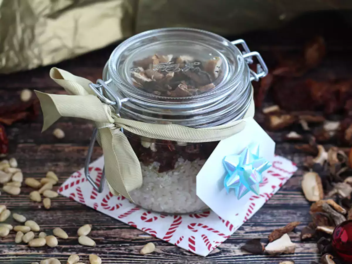 Рецепт Набор для приготовления ризотто с грибами и вялеными томатами