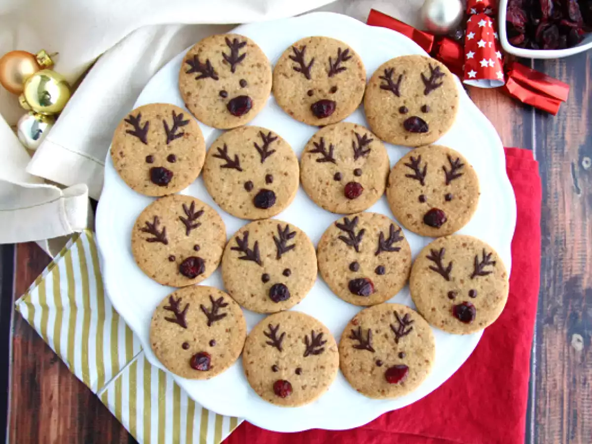 Рецепт Печенье с оленями (без глютена и для веганов)