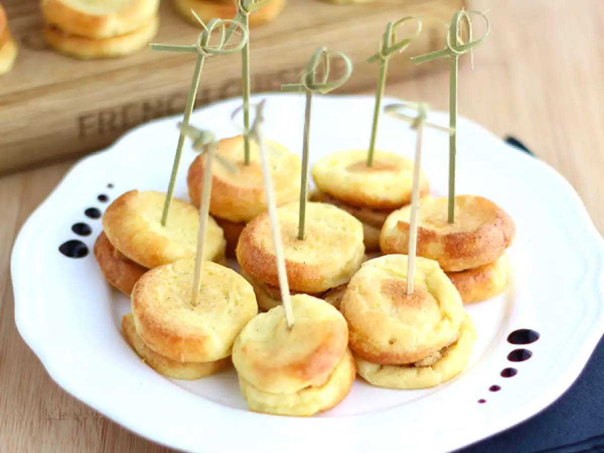 Рецепт Макаруны из фуа-гра с кенелями