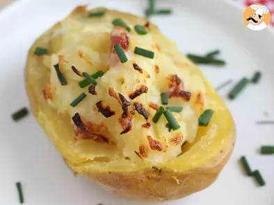 Рецепт Запеченный картофель с беконом и сыром