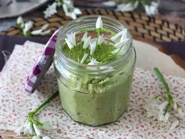 Рецепт Чесночный песто медвежонок, ароматный и очень вкусный!