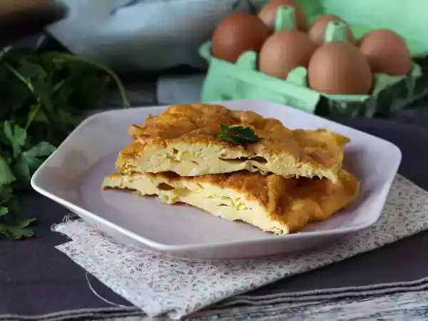Рецепт Омлет в аэрофритюрнице, легкий рецепт, не пачкающий ничего на кухне!