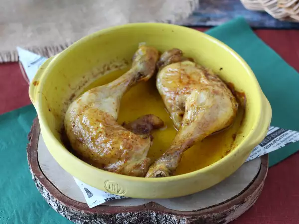 Рецепт Как запечь куриные бедра в духовке?