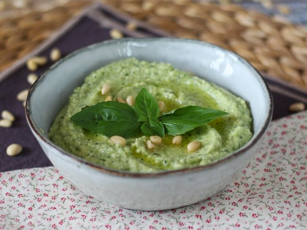 Рецепт Кабачковый песто, быстрый и вкусный рецепт без варки