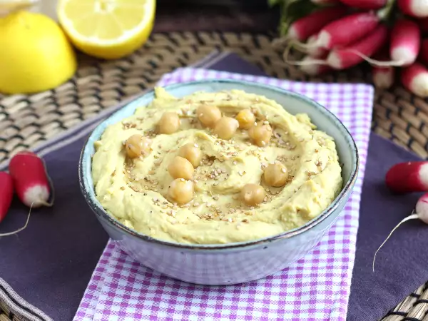 Рецепт Хумус с консервированным лимоном для еще более нежного вкуса