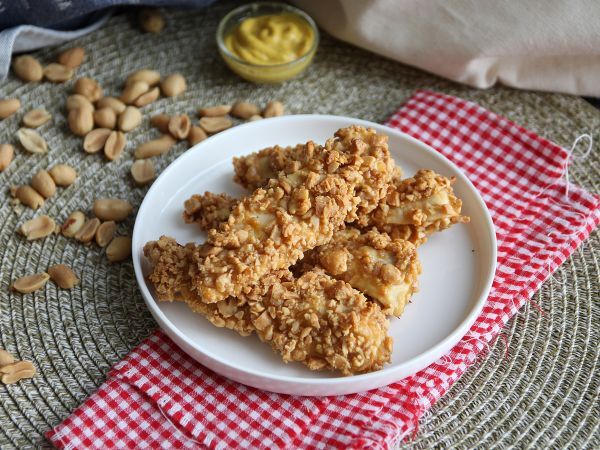 Рецепт Курица в панировке с арахисом - вкус, которого вам так не хватало!