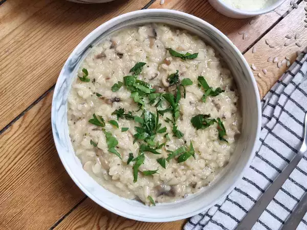 Рецепт Грибное ризотто в thermomix