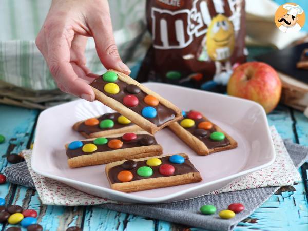 Рецепт Печенье с шоколадными конфетами m&m's