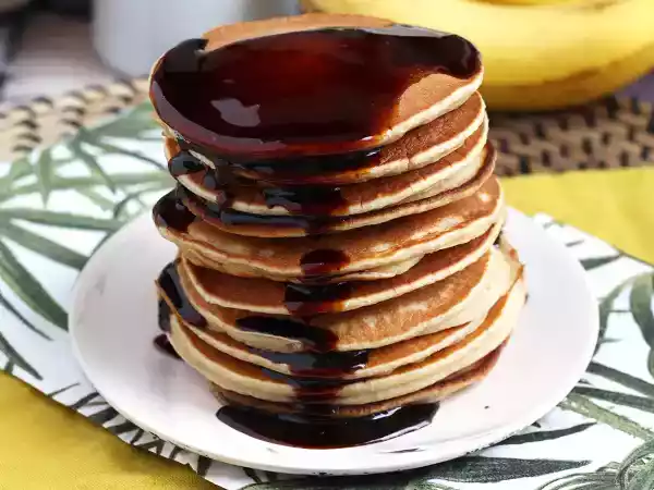 Рецепт Легкие банановые блинчики