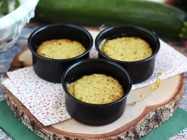 Рецепт Флан с кабачками и песто - без глютена