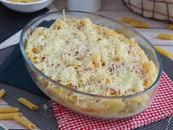 Рецепт Запеканка с ветчиной и сыром