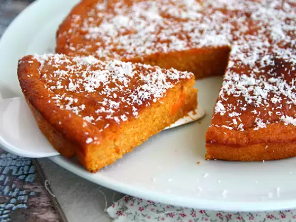 Рецепт Торт из сладкого картофеля и кокосовой помадки