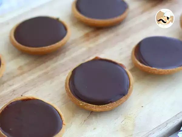 Рецепт Тарталетки с карамелью и шоколадом