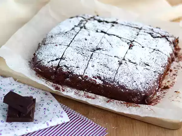 Рецепт Веганский брауни, без яиц и молока
