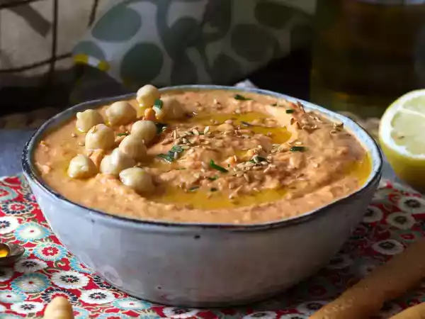 Рецепт Хумус из красного перца