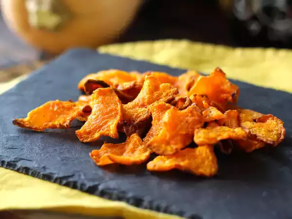 Рецепт Тыквенные чипсы в аэрофритюрнице: легкие и вкусные