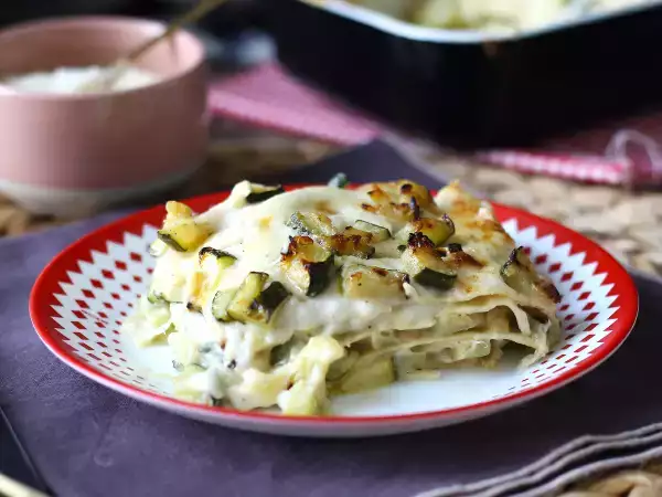Рецепт Сливочная лазанья с кабачками: лучший вегетарианский рецепт, который стоит попробовать!