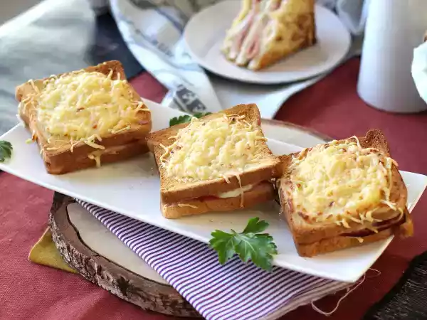 Рецепт Крок-месье в аэрофритюрнице