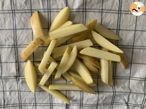 Как приготовить хрустящий картофель фри в аэрофритюрнице? - Подготовка этап 4
