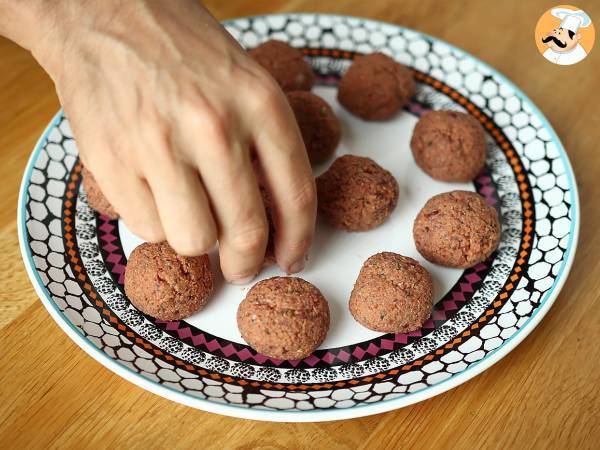 Вегетарианские фрикадельки из сейтана с томатным соусом - Подготовка этап 3