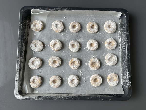 Миндальное и кокосовое печенье Ghriba - классика марокканской выпечки - Подготовка этап 5