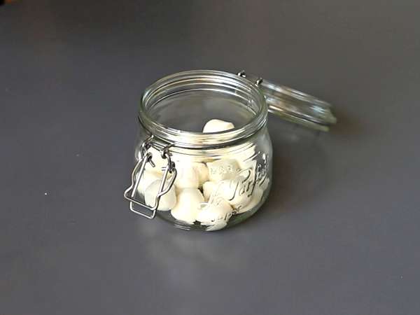 Маринованные шарики моцареллы для аперитива или салата! - Подготовка этап 1