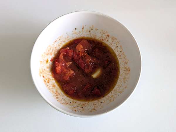 Однопорционный пикантный чизкейк с базиликом и помидорами черри: вкусная идея для фуршетов и аперитивов - Подготовка этап 8