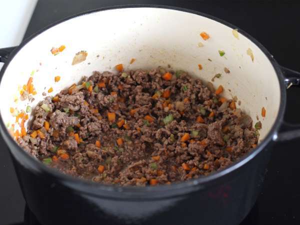 Домашний соус болоньезе - ragù alla bolognese - Подготовка этап 3