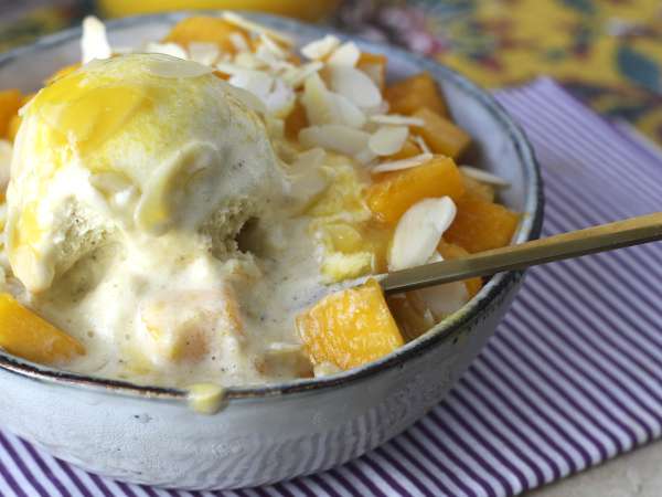 Манго бингсу - вкуснейший корейский десерт с манго, который пользуется популярностью во всем мире. - Подготовка этап 8