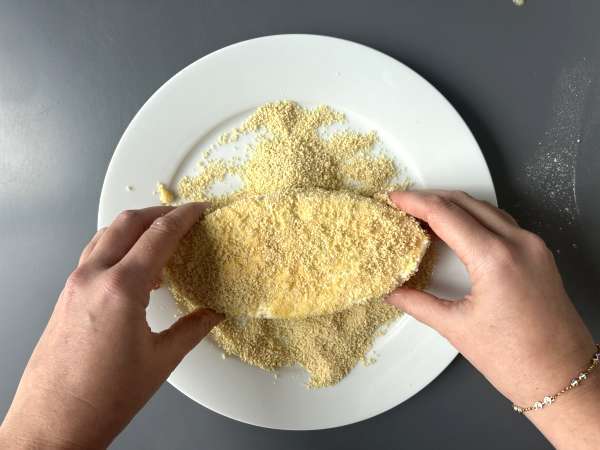 Каприз богов в панировке с картофелем из аэрофритюрницы - Подготовка этап 5
