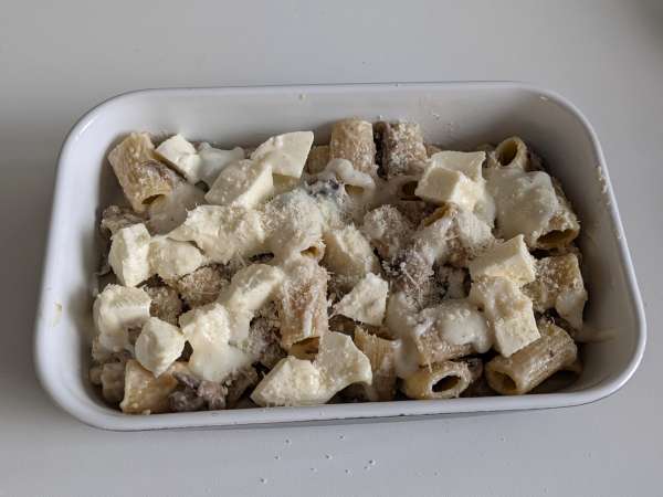 Pasta al forno ai funghi: идеальный сливочный и тягучий рецепт для осени - Подготовка этап 8