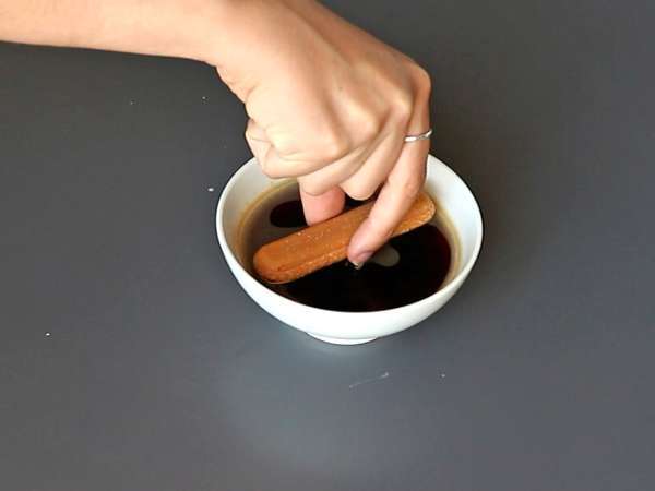 Полено в форме тирамису без формы для любителей кофе - Подготовка этап 2