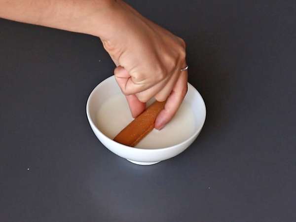 Для приготовления этого красного фруктового полена не нужна форма! - Подготовка этап 2