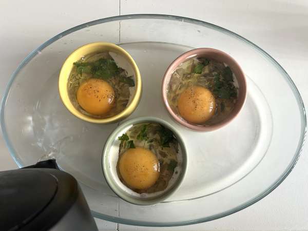 Крем-яйца с грибами: быстрый и очень вкусный рецепт! - Подготовка этап 9