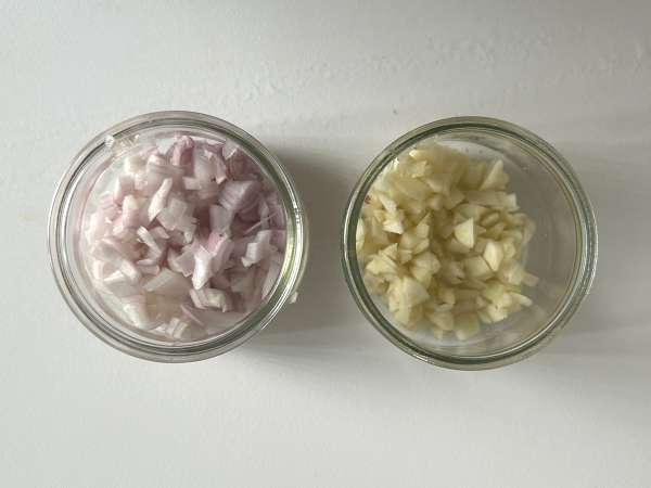 Флан со шпинатом и грибами - Подготовка этап 2