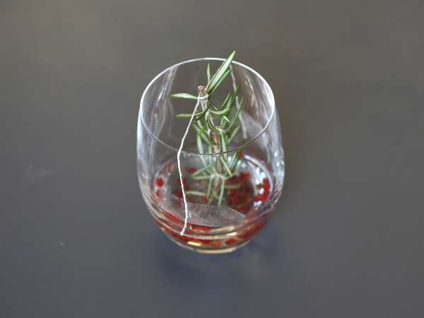 Коктейль с заснеженной елкой внутри - Подготовка этап 4