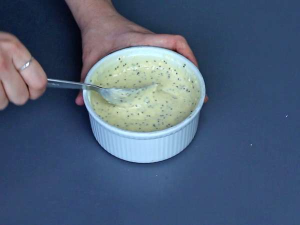 Суперпростой протеиновый торт с красными фруктами - Подготовка этап 2